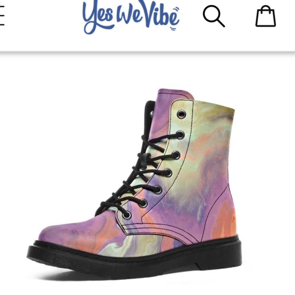 Tie Dye Pinky- Yes We Vibe Boots